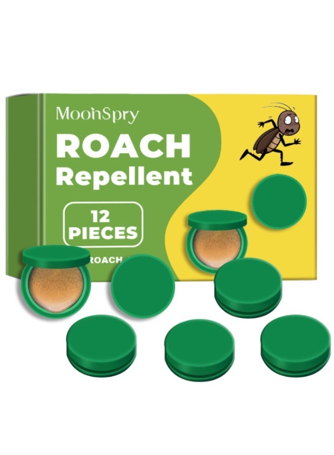 MOONSPRY Cockroach killer Stickers 12 pcs Roach Repellent Pesticides - Image 1